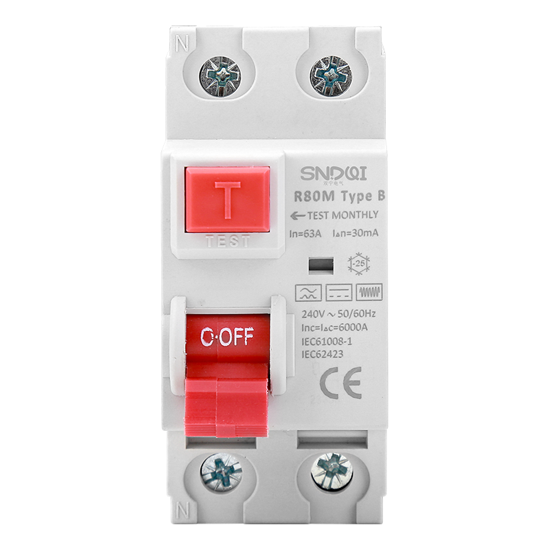 R80-Type B 漏電斷路器2P